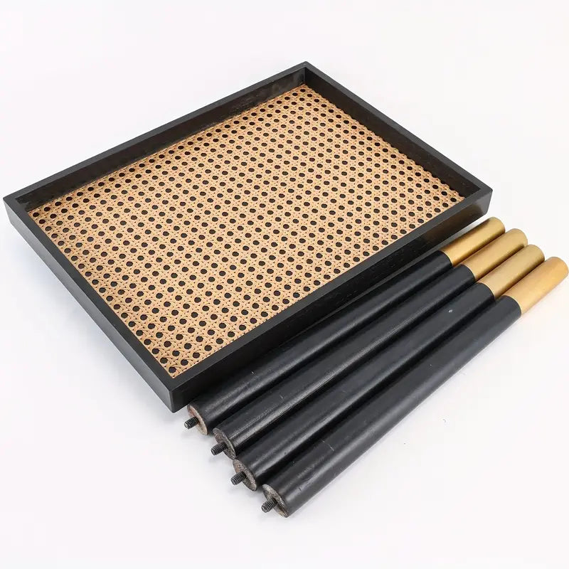 Create a cozy nook with the Solid Rattan Side Table, a testament to craftsmanship