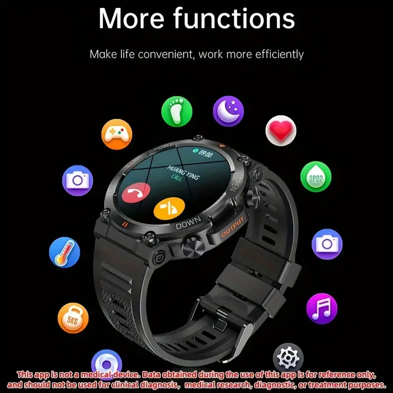 Round Smart Watch with 3.53cm Screen