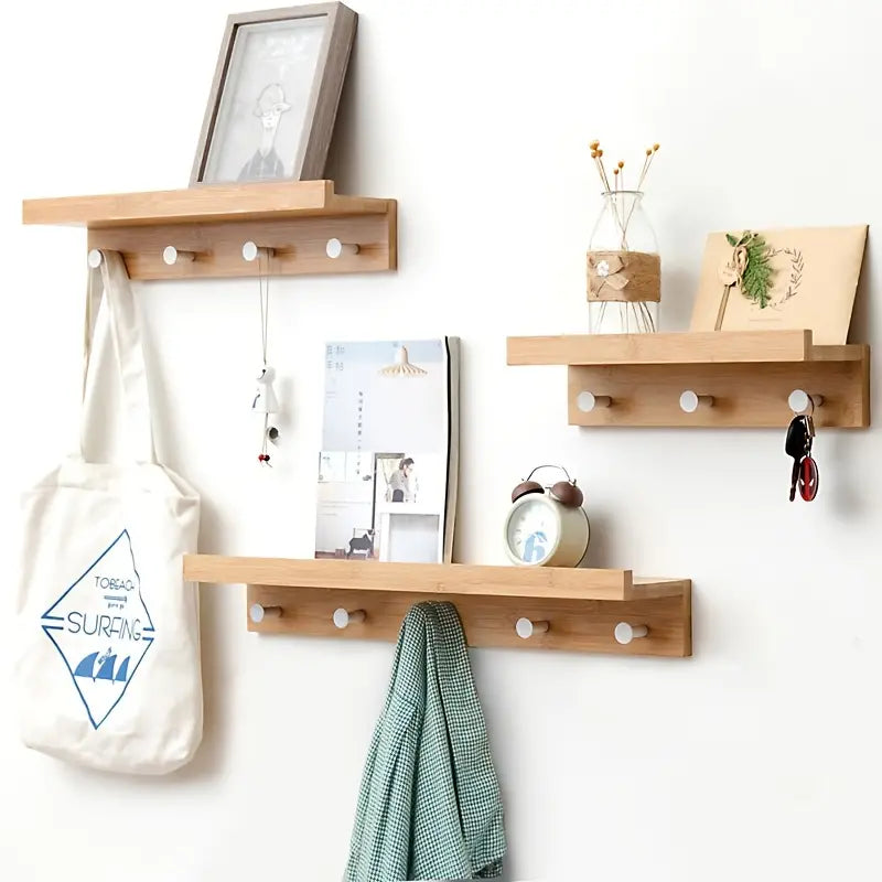 Stay organized in style with these multi-functional floating shelves