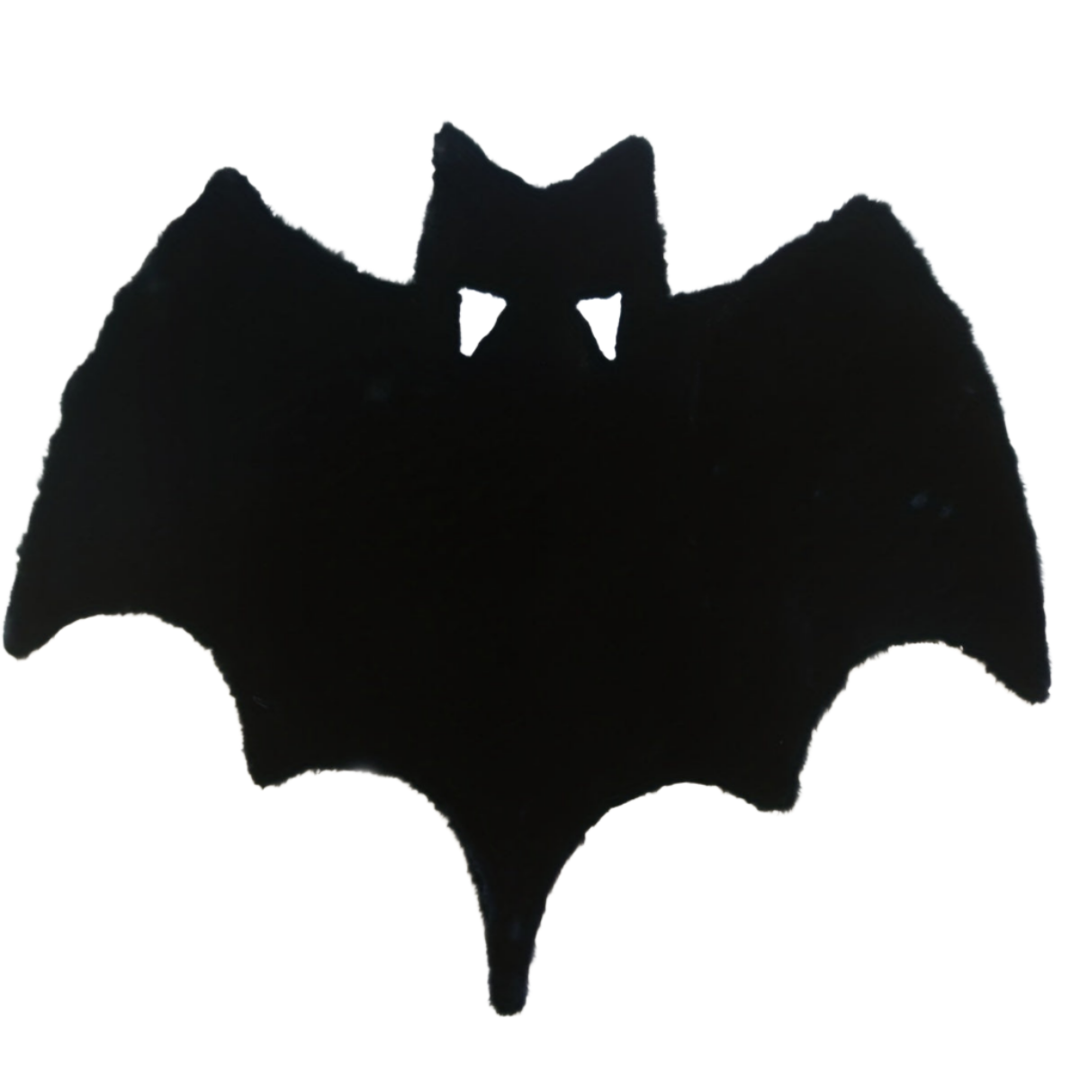 Black Bat-Themed Area Rug