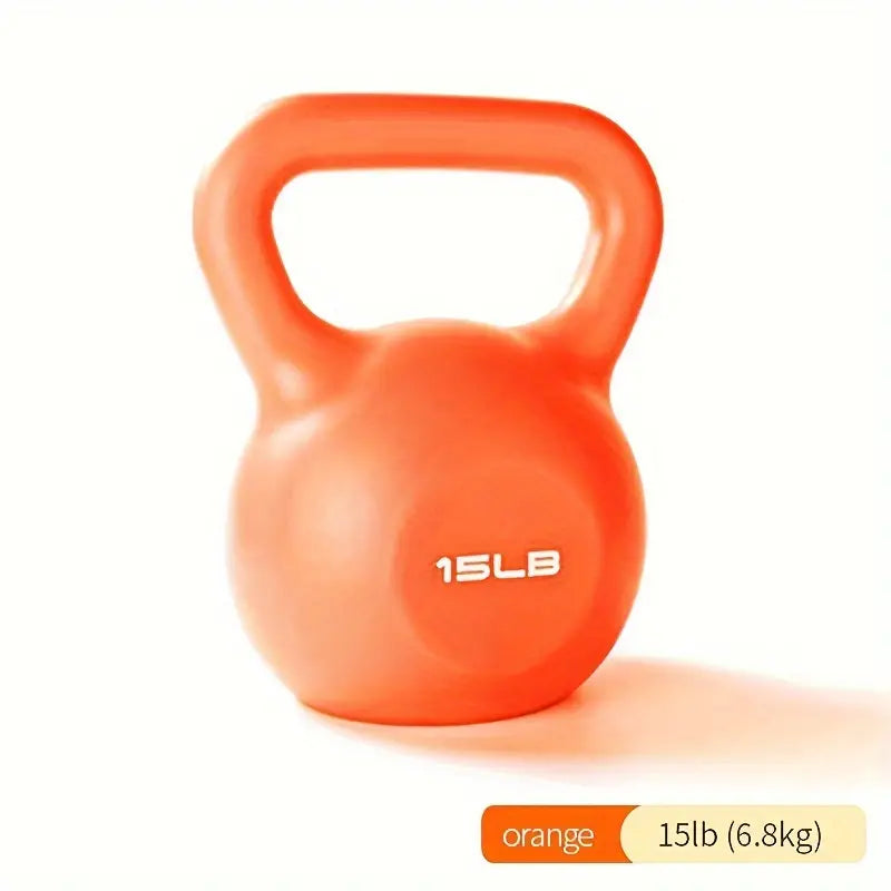 1pc 15lbs Kettlebell for Fitness and Strength Training