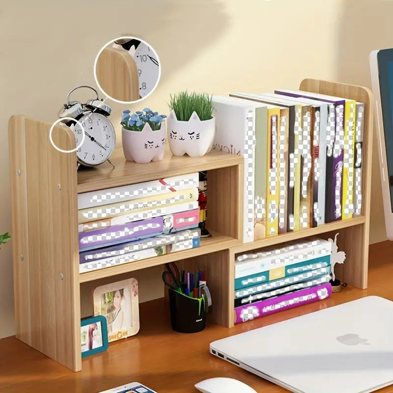 Experience the Allure of a Natural Wooden Bookcase