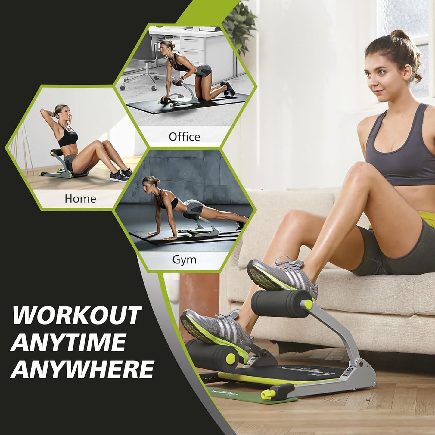 Sit Up Core Trainer Stainless Steel