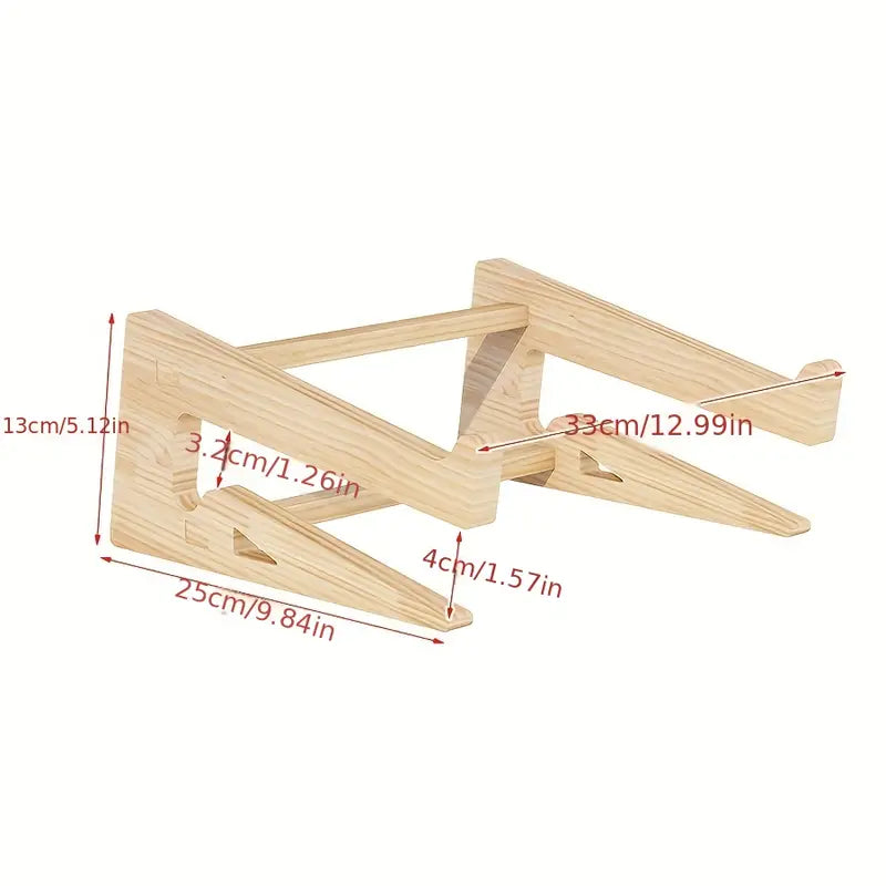 Keep your laptop and tablet within easy reach with this multifunctional laptop stand