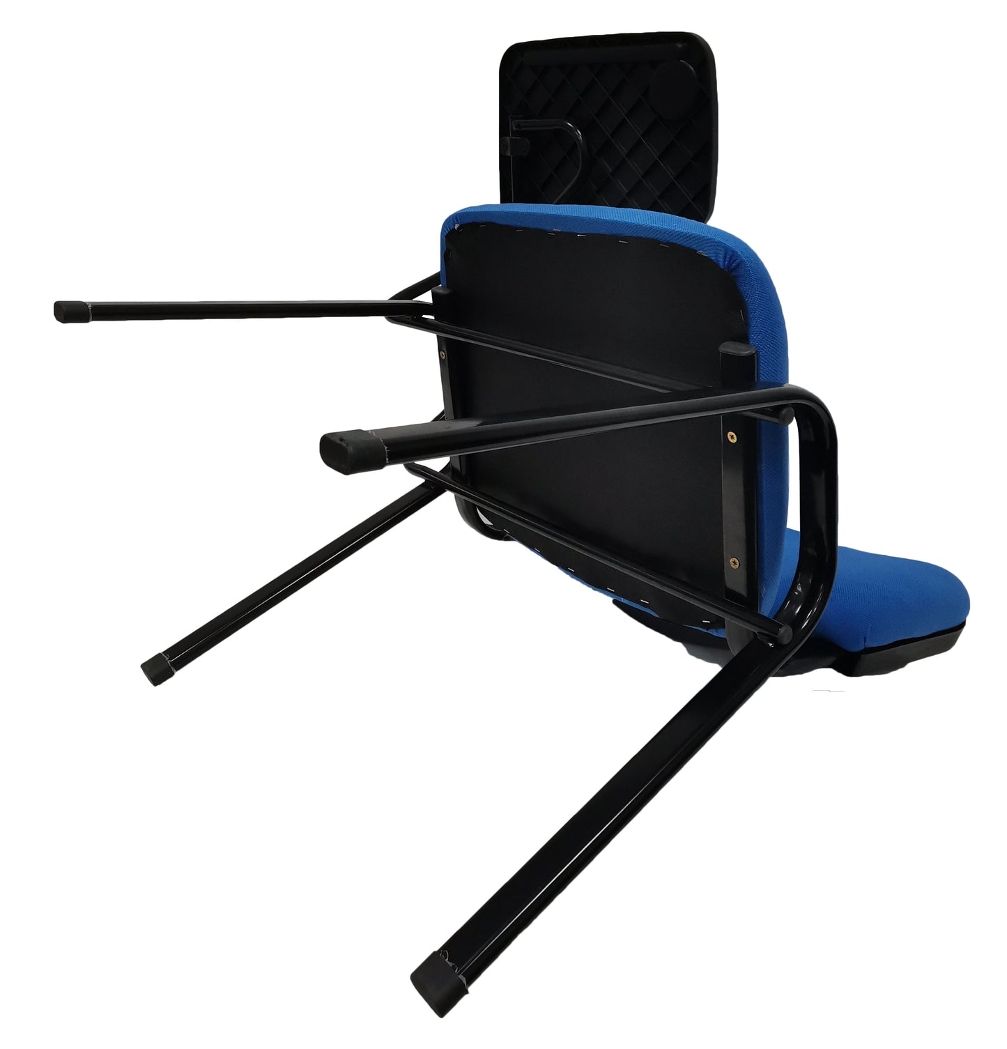 Lecture Chair with Table Top for Classroom Lecture Training Conference (Set of 6-Blue)