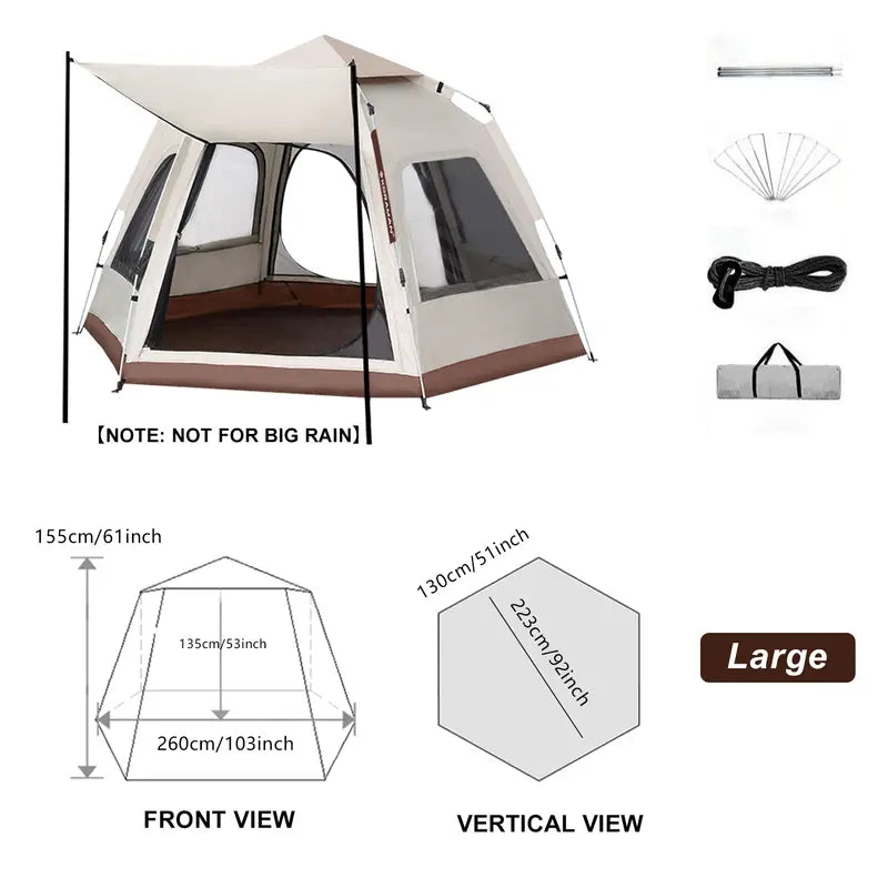 Unleash Your Outdoor Spirit with our Portable Waterproof Tent