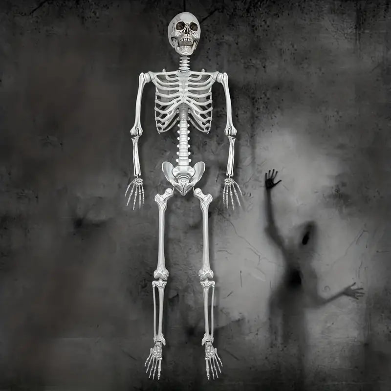 Faux Skeleton Sculpture: Spooky Halloween Decor