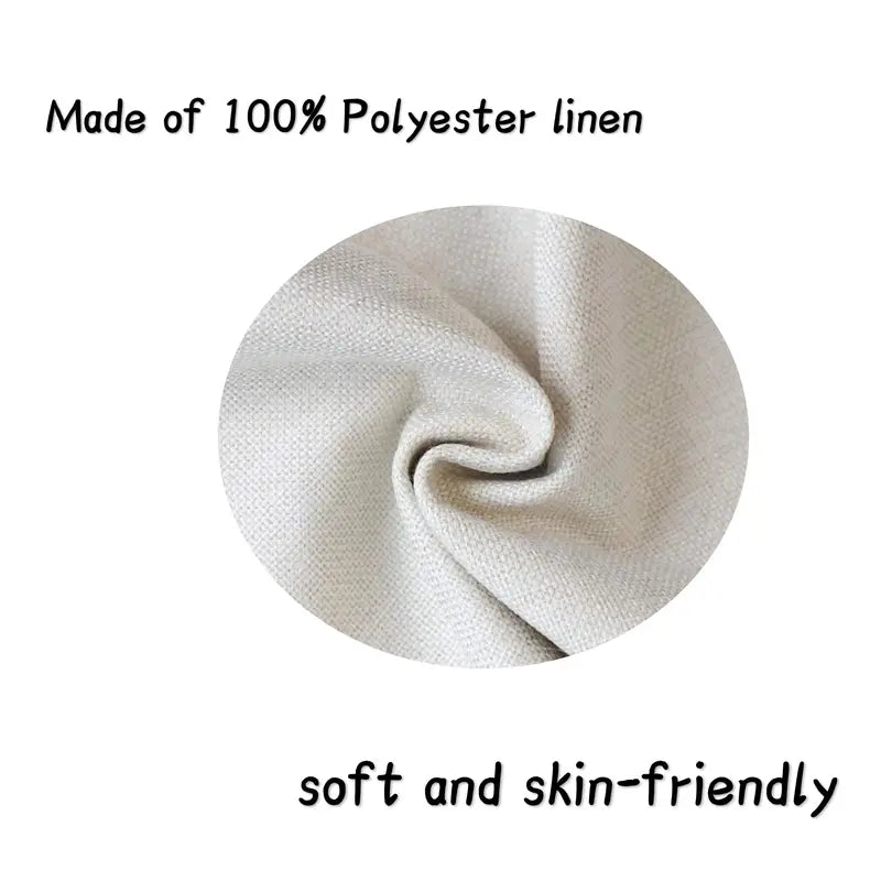 Golden Love Linen Table Runner