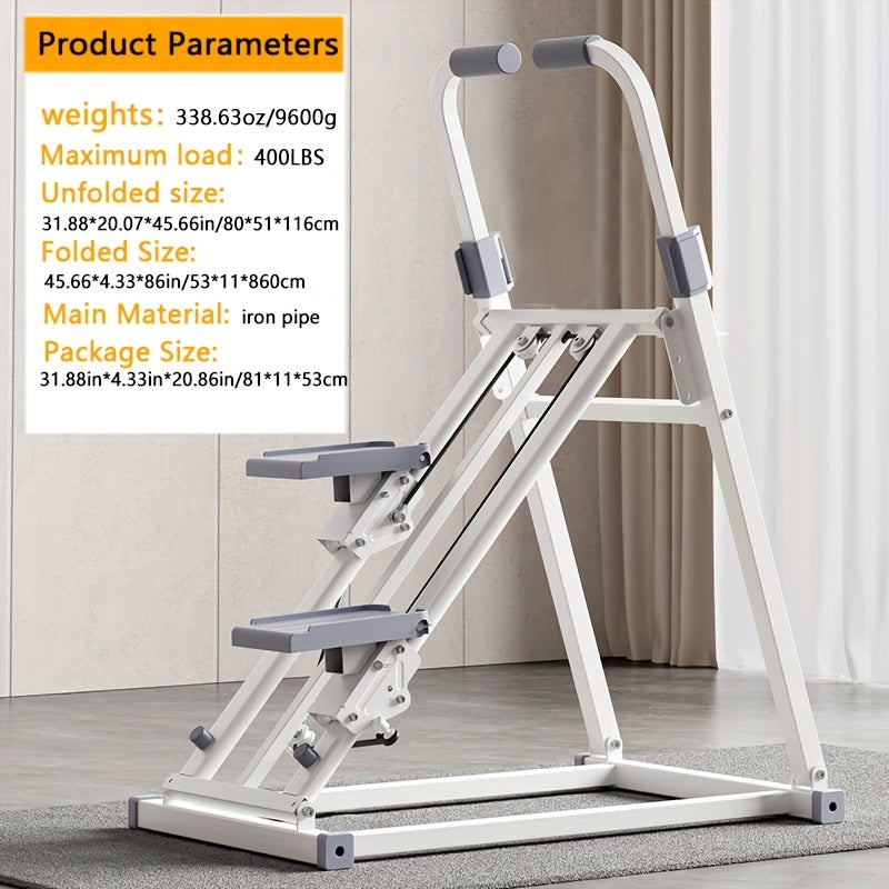 Foldable Stair Climber Home Fitness Machine