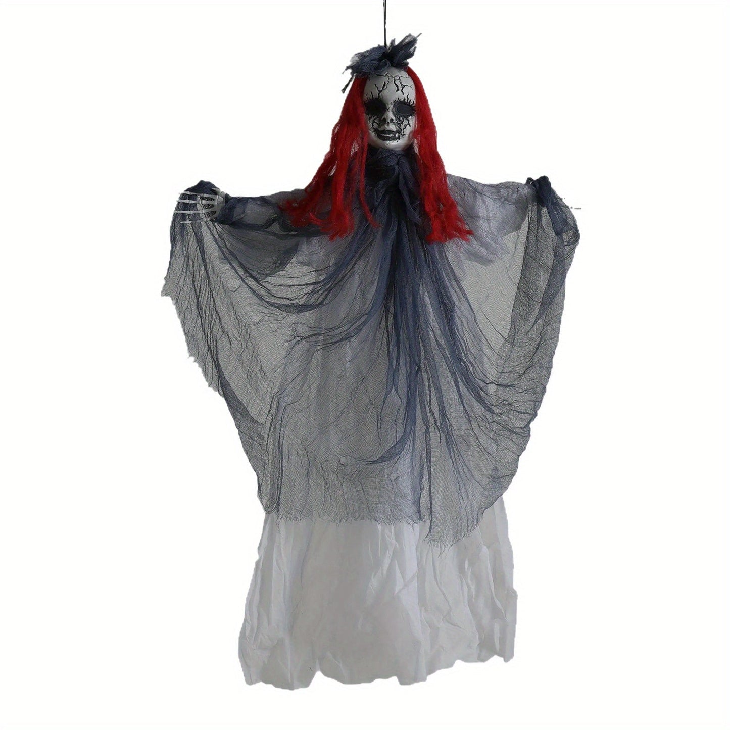 Halloween Red Haired Ghost Doll Set