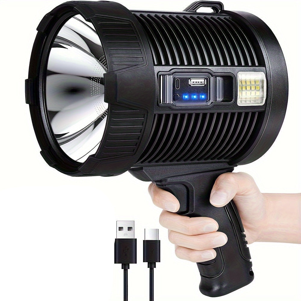 Solar Rechargeable LED Spotlight 800 Lumens 6 Modes