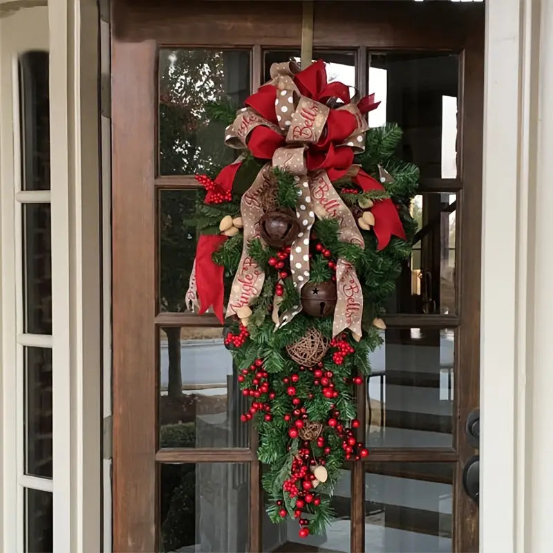 Joyful Door Adornments: Festive Christmas Ornaments