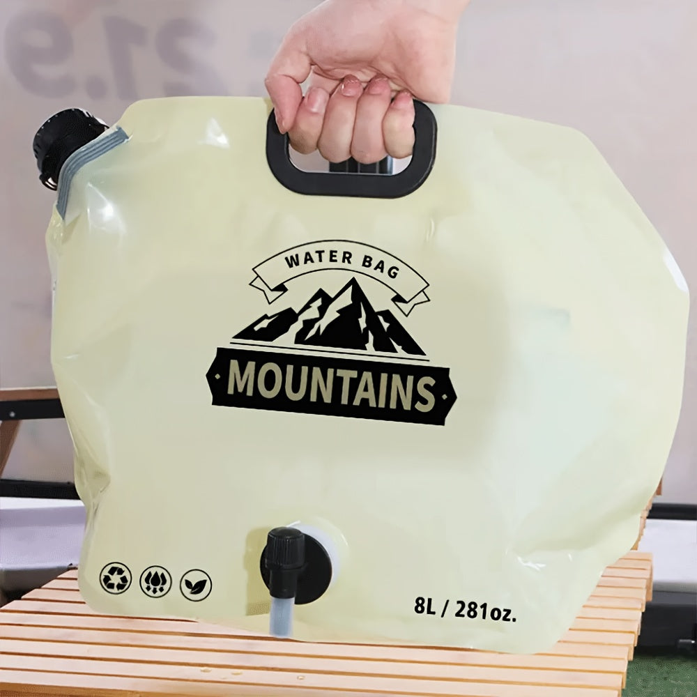 2.11 Gallon Collapsible Portable Water Bag with Faucet