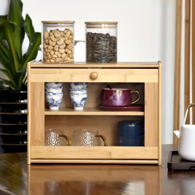 Where elegance meets utility: the Bamboo Storage Box is a design marvel