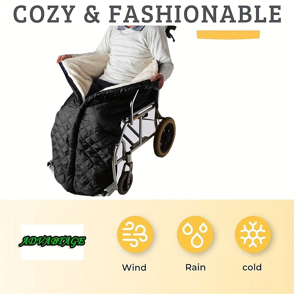 Thickened Windproof Wheelchair Blanket Outdoor Use