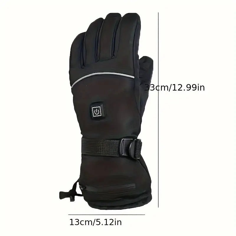 Winter Electric Battery Heating Gloves - Touch Screen Motor Gloves