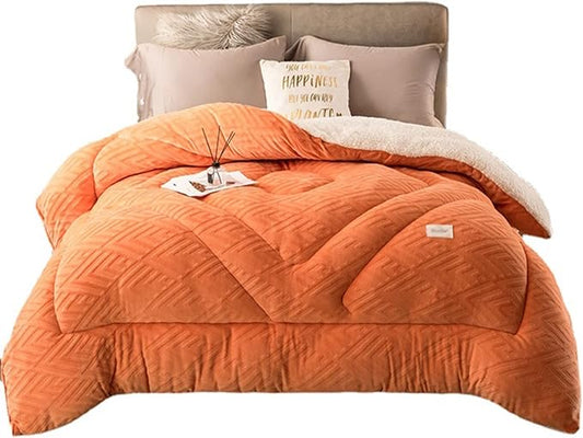 Industrial Flocked Lamb Quilt Super King