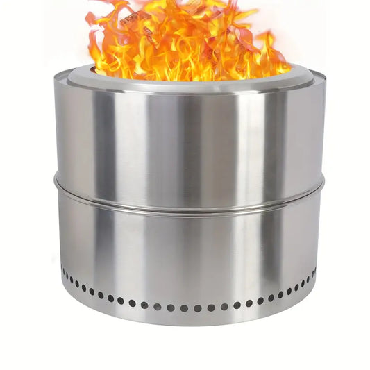 Stainless Steel Smokeless Fire Pit - Enhance Your Outdoor Ambiance
