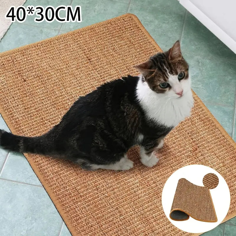 Premium Natural Sisal Cat Scratcher Mat: Durable Protection for Your Furniture