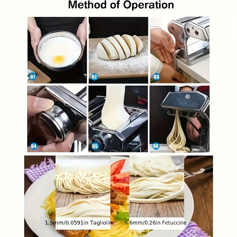 Manual Stainless Steel Pasta Maker Tool