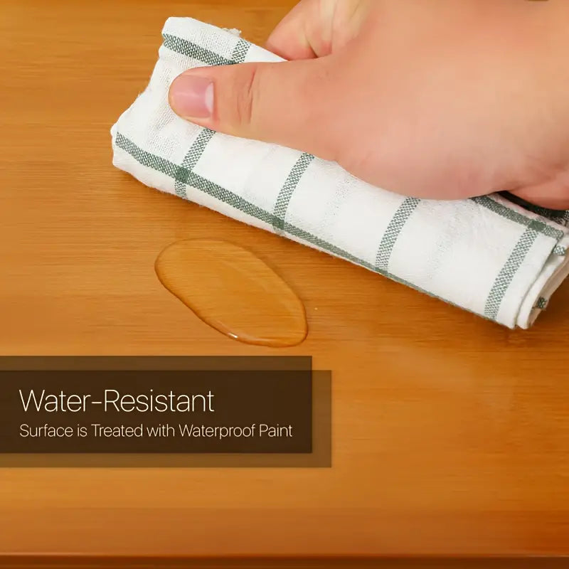 Bedside Table Rectangular Shape - Tan Color