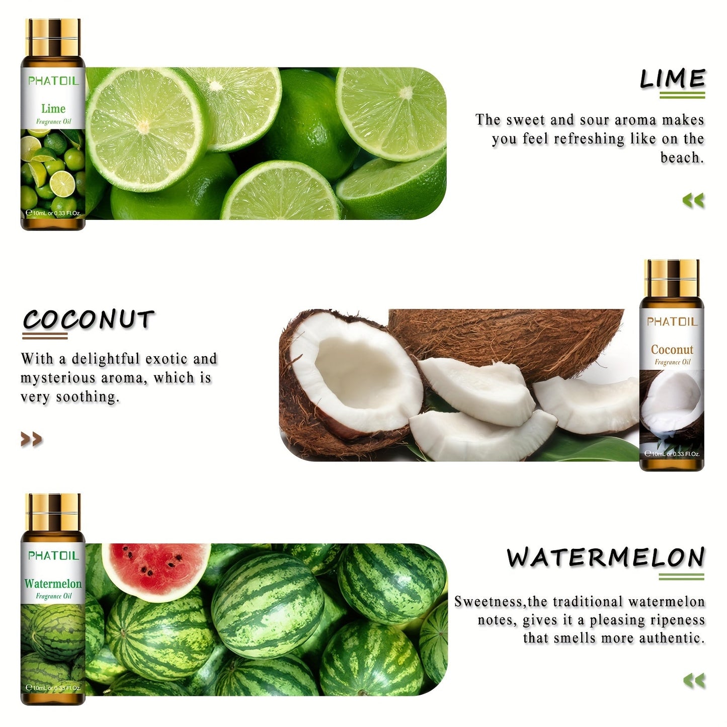 9pcs Fragrance Oil Set for Diffusers & Soap Making