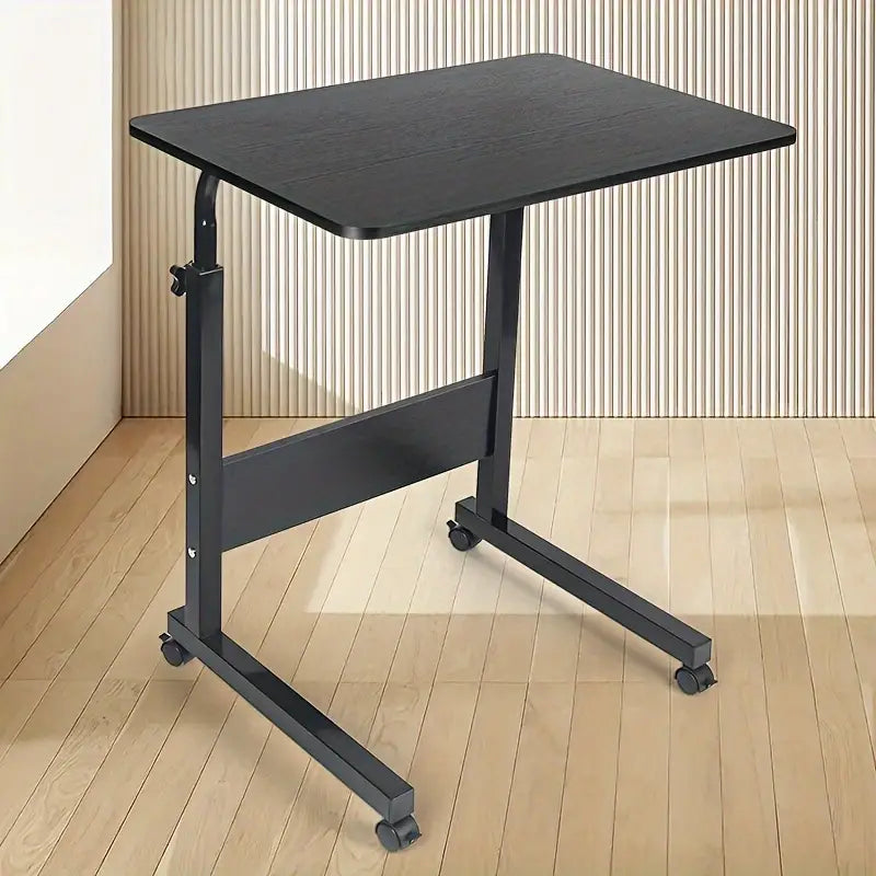 Black Lift Table Desk with Pulley to Adjust Height