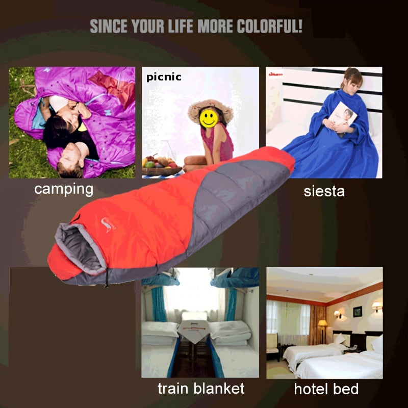 Lightweight Mummy Sleeping Bag for Camping & Travel