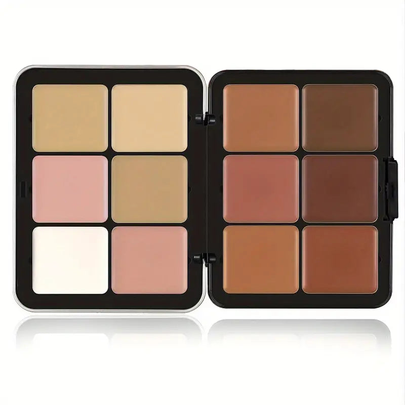 12 Color Correcting Concealer Long Lasting Full Coverage Cream Foundation Palette