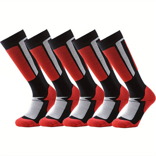 Men's Thermal Winter Socks Knit Warm (5 Pairs)