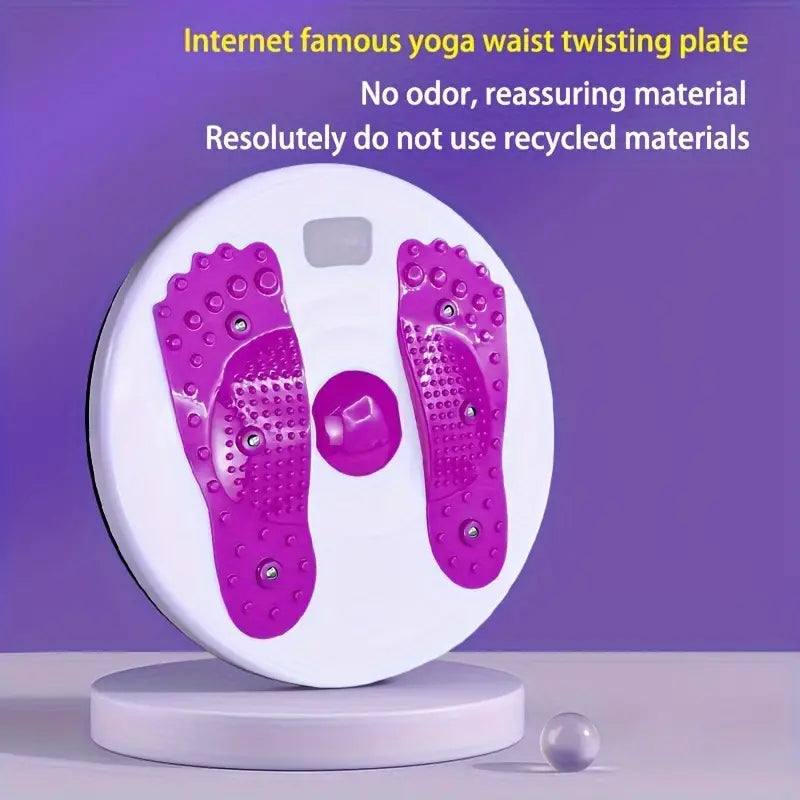 Dynamic Waist Twisting Plate & Foot Massage Twist Board - Purple