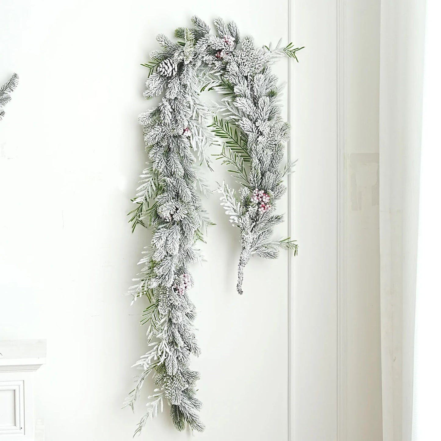 Red Berry Christmas Wreath Holiday Decor