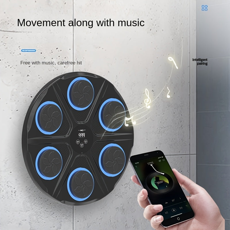 Smart Music Boxing Wall Trainer with Gloves