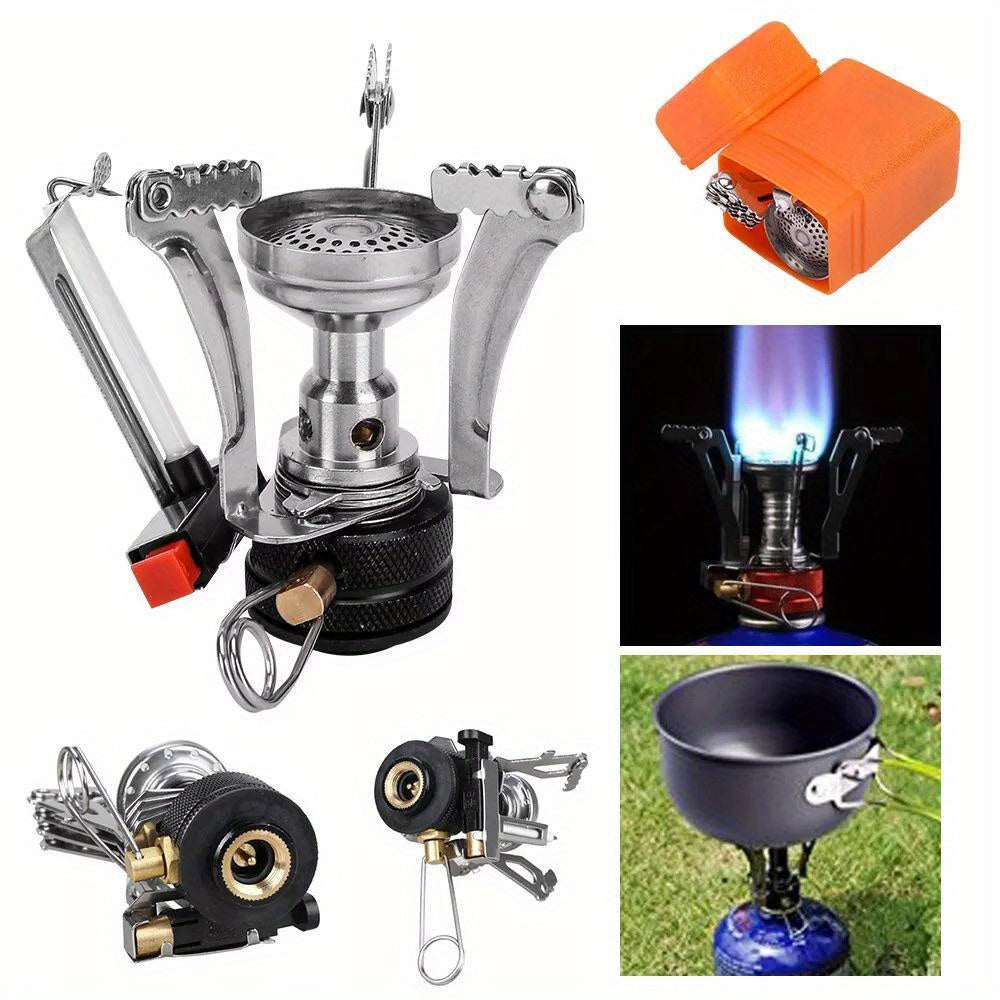 Camping Cookware Set with Foldable Pot & Skillet