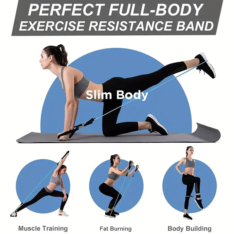 16pcs Resistance Bands Set