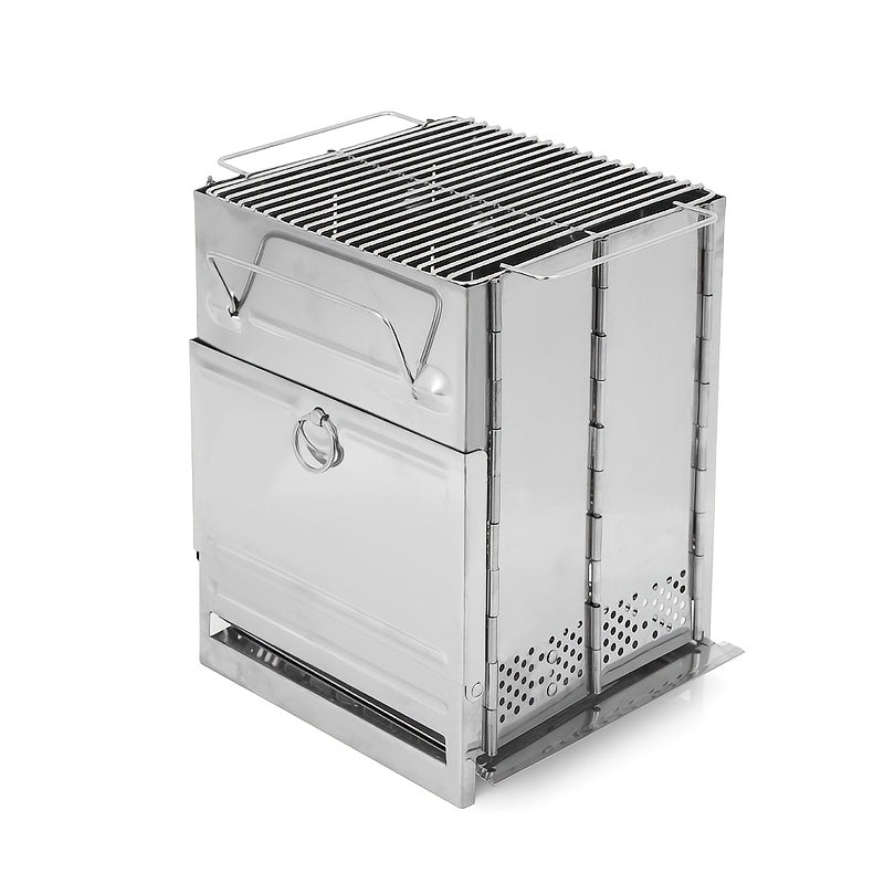 Folding Stainless Steel Camping Stove Mini Portable