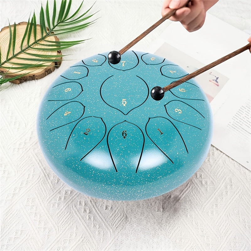 13-Note Steel Tongue Drum with Bag Set