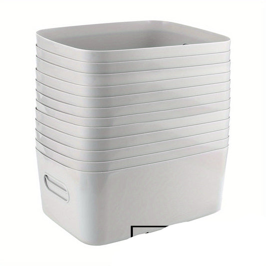 10pcs Set Plastic Storage Baskets with Handles