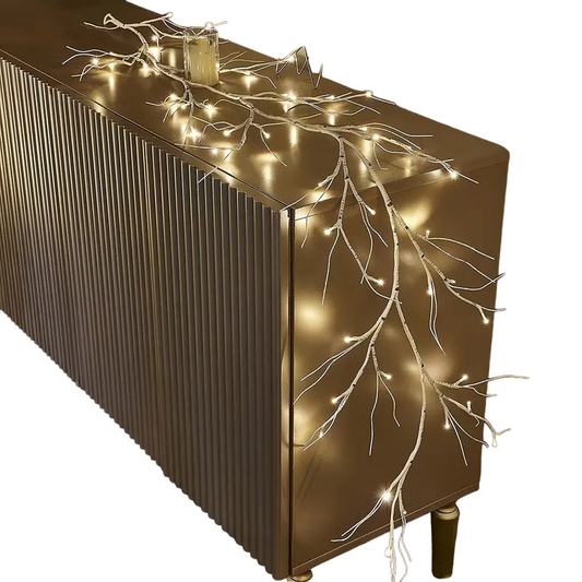 1-Pack Simulated Birch Branch Lights - 4.92ft, 45 Light Beads