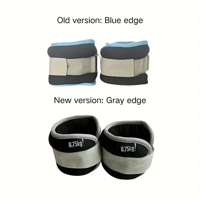 1 Pair 0.6kg Strength Training Ankle Weights - Leg Exercise Equipment