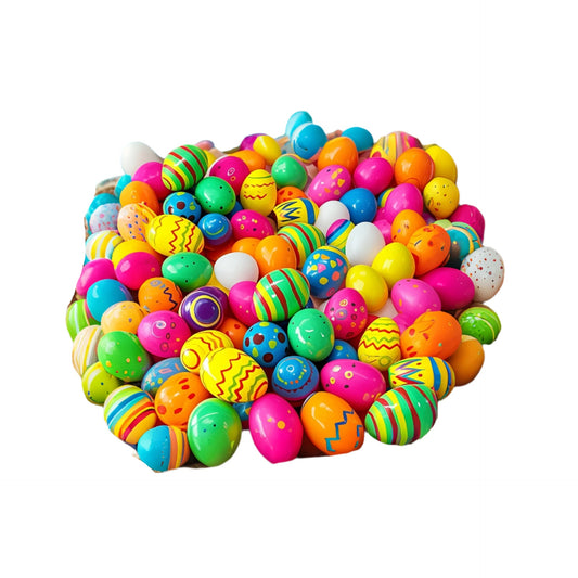 40pcs Colorful Fillable Easter Eggs Plastic Surprise Eggs