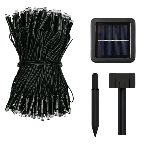 Enhance Your Outdoor Decor with 11.89m 200 LED Solar Fairy Lights | Waterproof Multicolor Garland Lights