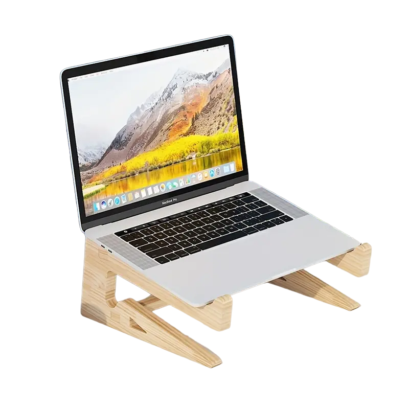 Keep your laptop and tablet within easy reach with this multifunctional laptop stand