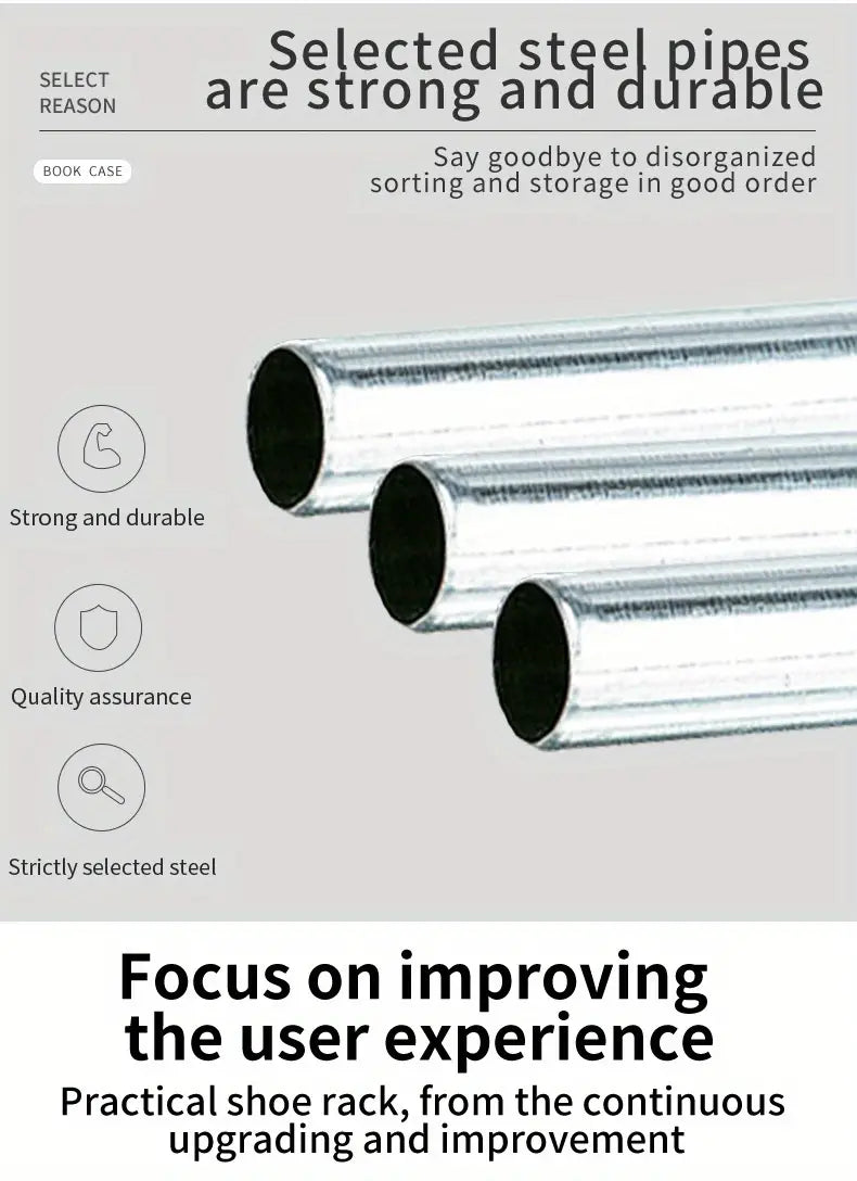 Organize your shoe collection with this multi-layer shoe rack