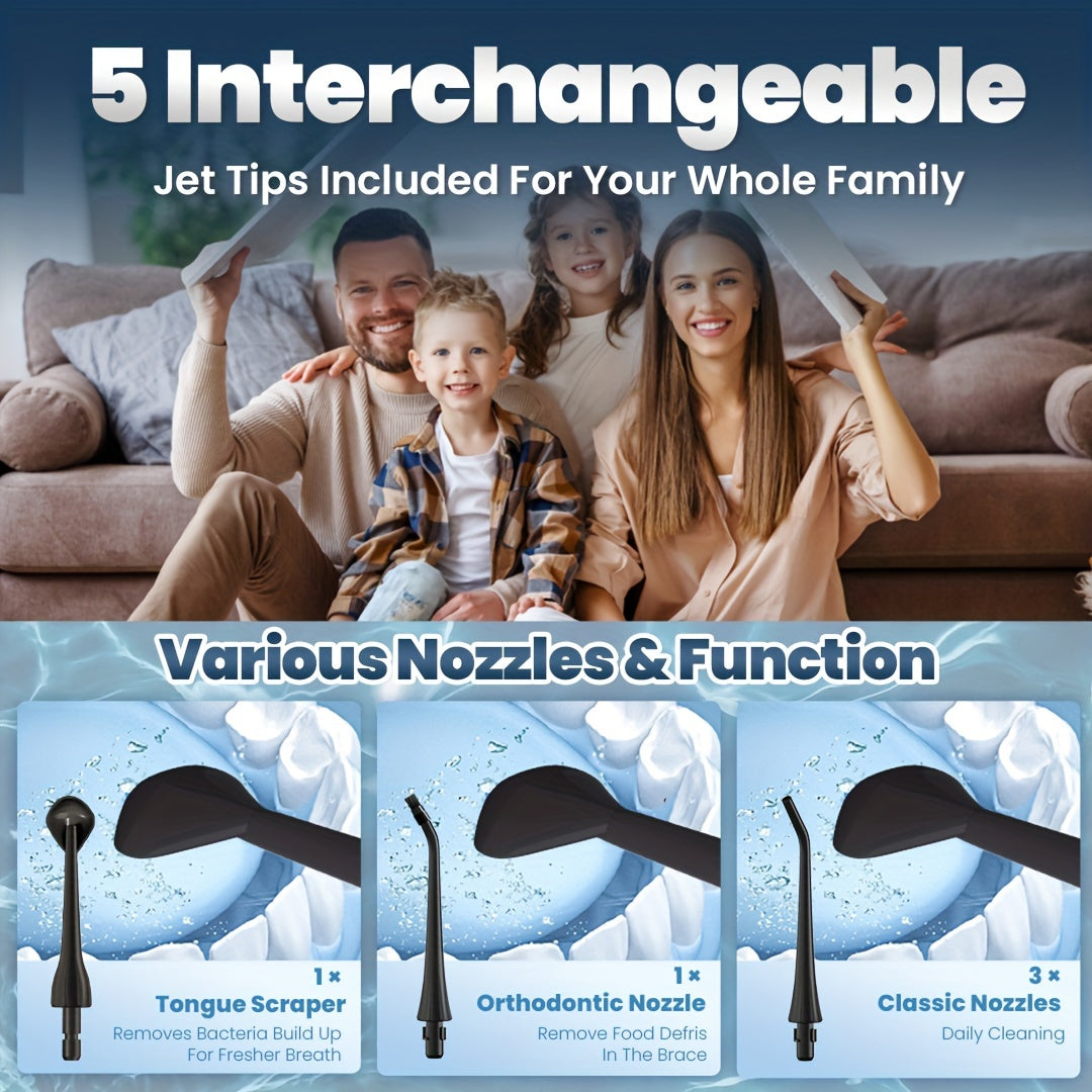 Cordless Portable Rechargeable Water Dental Flosser