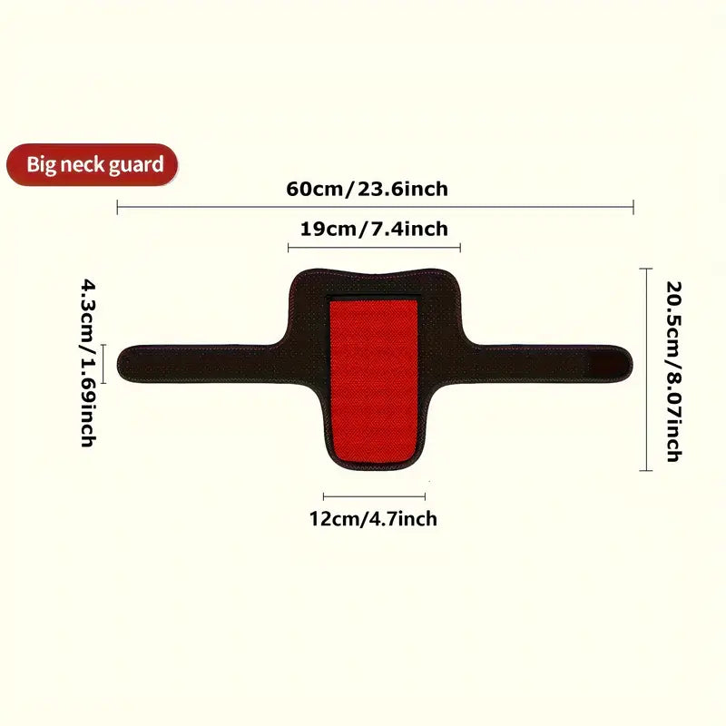 USB Heated Neck Wrap with Massage(Black)