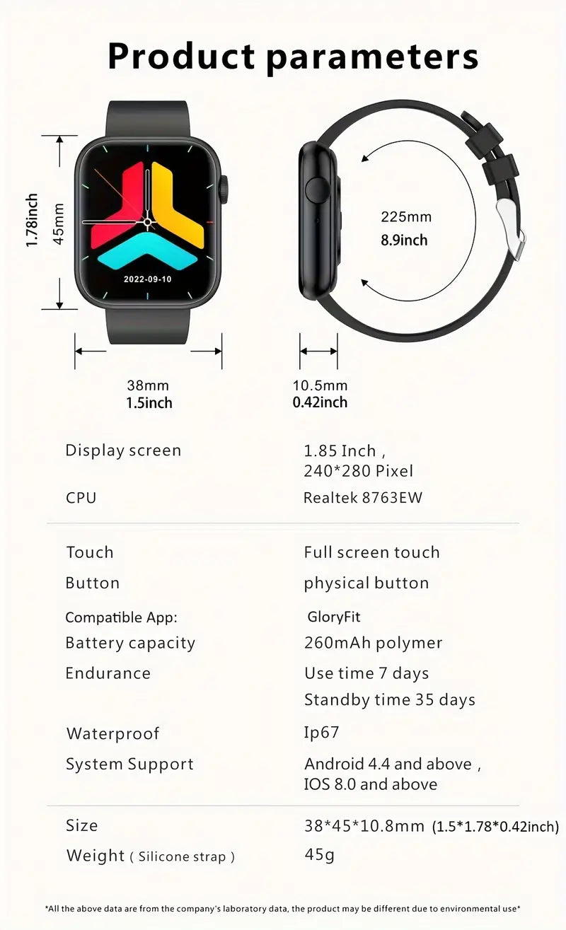 Ultimate Waterproof Wireless Calling Smartwatch