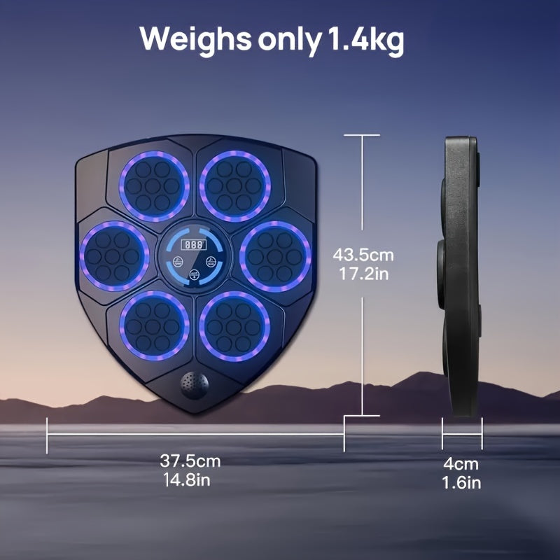 Smart LED Music Boxing Machine Wall Trainer