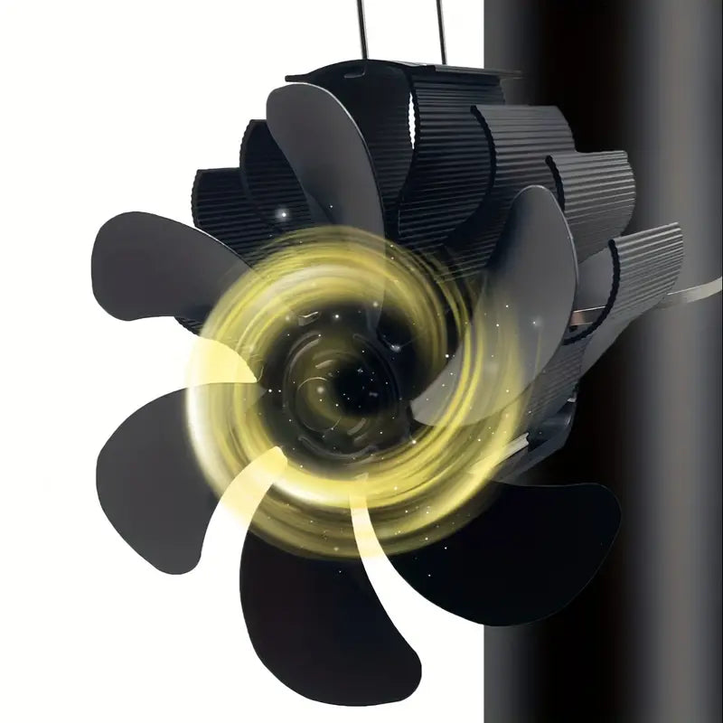 6-Blade Wood Stove Fan - Upgrade Chimney-Bundled Type