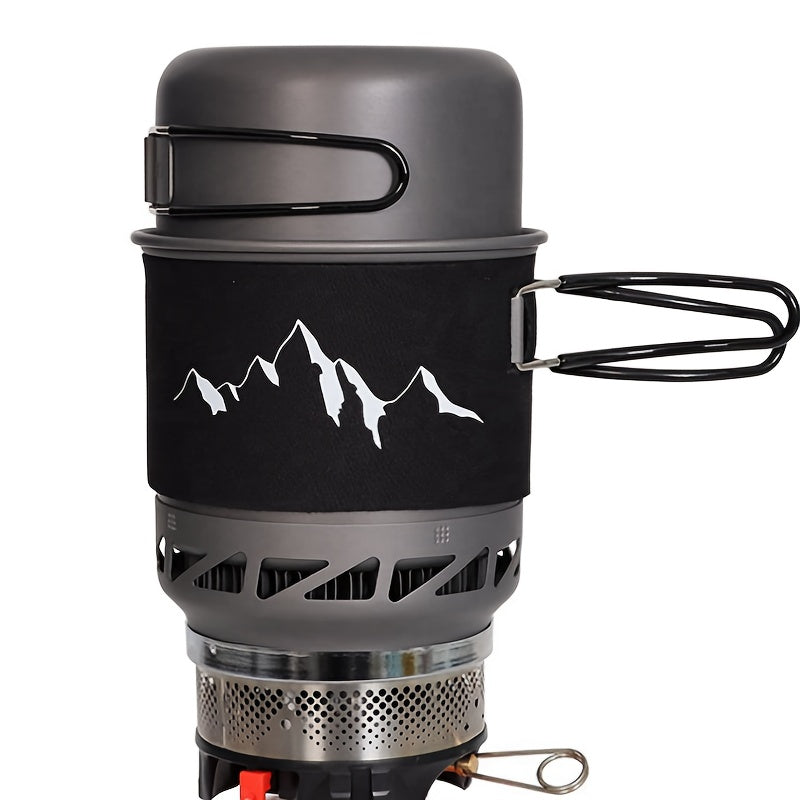 Portable Outdoor Stove with Pot & Ignition